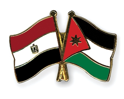 Fahnen Pins gypten Jordanien