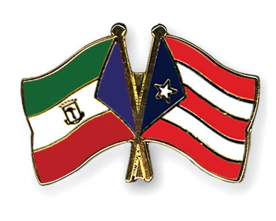 Fahnen Pins quatorialguinea Puerto-Rico