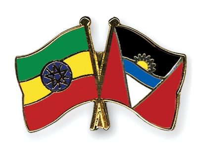 Fahnen Pins thiopien Antigua-und-Barbuda