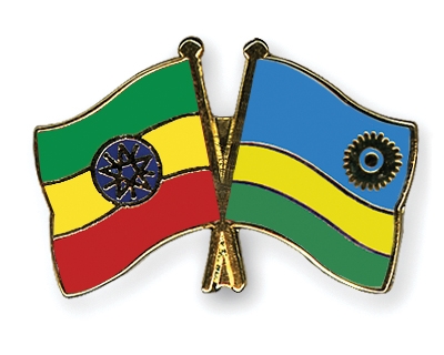 Fahnen Pins thiopien Ruanda