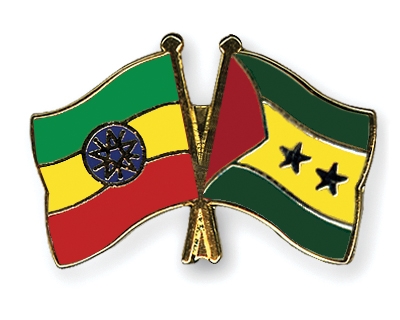 Fahnen Pins thiopien Sao-Tome-und-Principe