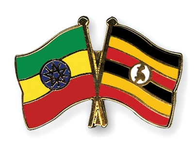 Fahnen Pins thiopien Uganda