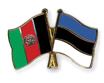 Fahnen Pins Afghanistan Estland