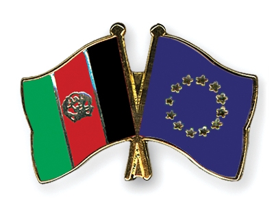 Fahnen Pins Afghanistan Europa