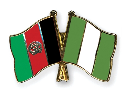 Fahnen Pins Afghanistan Nigeria