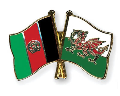Fahnen Pins Afghanistan Wales