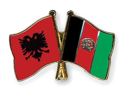Fahnen Pins Albanien Afghanistan