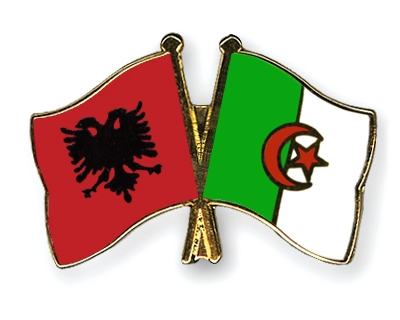Fahnen Pins Albanien Algerien