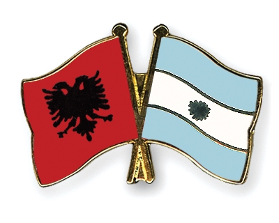 Fahnen Pins Albanien Argentinien