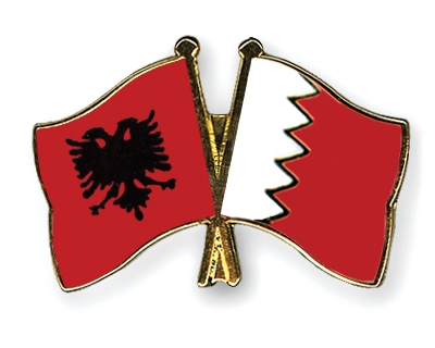 Fahnen Pins Albanien Bahrain