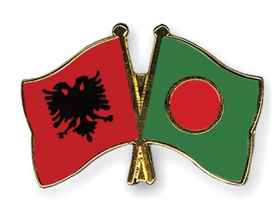 Fahnen Pins Albanien Bangladesch