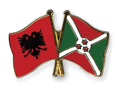 Fahnen Pins Albanien Burundi