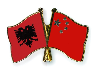 Fahnen Pins Albanien China