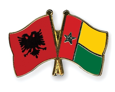 Fahnen Pins Albanien Guinea-Bissau