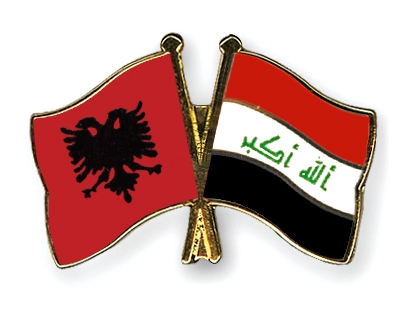 Fahnen Pins Albanien Irak