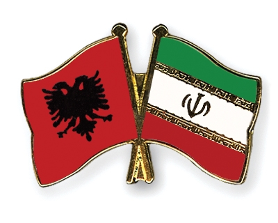 Fahnen Pins Albanien Iran