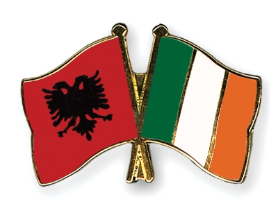 Fahnen Pins Albanien Irland