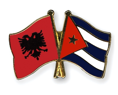 Fahnen Pins Albanien Kuba