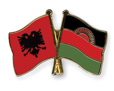 Fahnen Pins Albanien Malawi