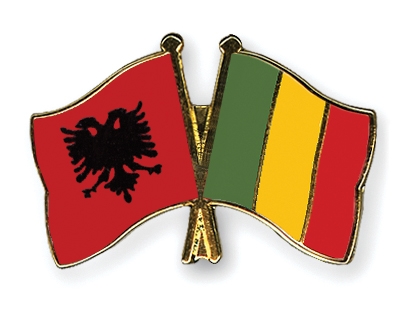 Fahnen Pins Albanien Mali