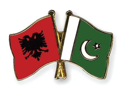 Fahnen Pins Albanien Pakistan