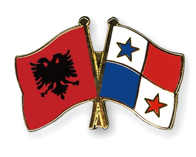Fahnen Pins Albanien Panama