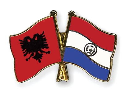 Fahnen Pins Albanien Paraguay