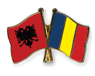Fahnen Pins Albanien Rumnien
