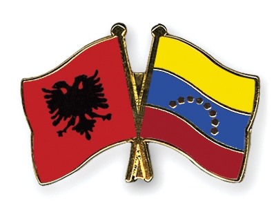 Fahnen Pins Albanien Venezuela