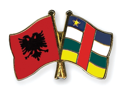 Fahnen Pins Albanien Zentralafrikanische-Republik