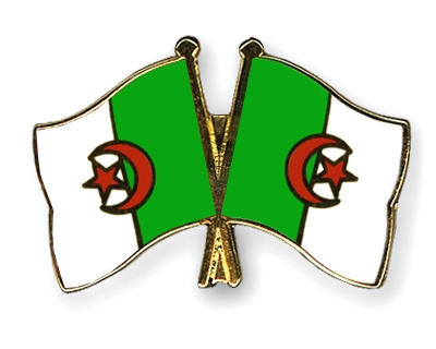 Fahnen Pins Algerien Algerien