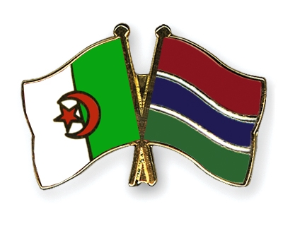 Fahnen Pins Algerien Gambia
