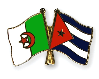 Fahnen Pins Algerien Kuba