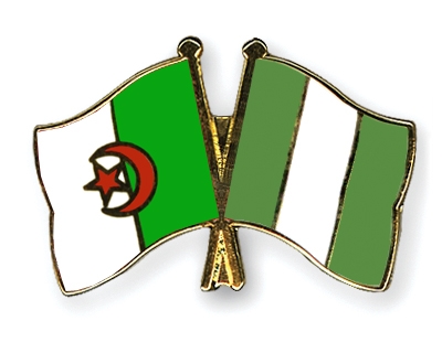 Fahnen Pins Algerien Nigeria
