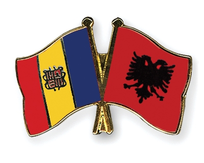 Fahnen Pins Andorra Albanien