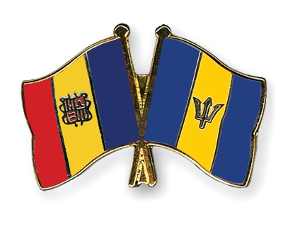 Fahnen Pins Andorra Barbados