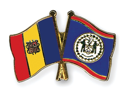 Fahnen Pins Andorra Belize