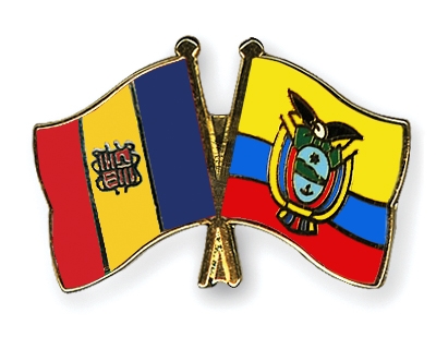 Fahnen Pins Andorra Ecuador