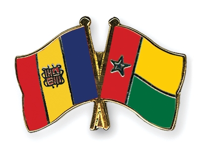 Fahnen Pins Andorra Guinea-Bissau