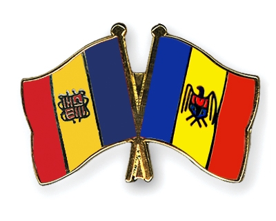 Fahnen Pins Andorra Moldau