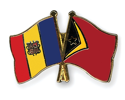 Fahnen Pins Andorra Timor-Leste