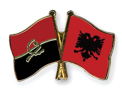 Fahnen Pins Angola Albanien