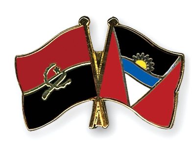Fahnen Pins Angola Antigua-und-Barbuda