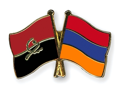Fahnen Pins Angola Armenien