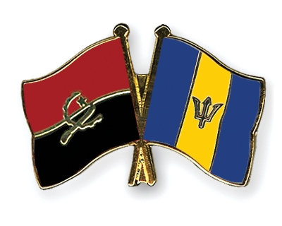 Fahnen Pins Angola Barbados