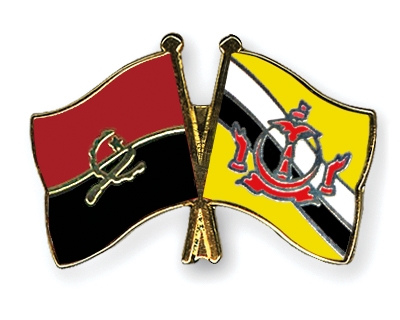 Fahnen Pins Angola Brunei-Darussalam