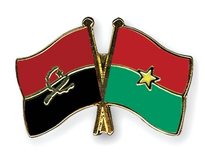 Fahnen Pins Angola Burkina-Faso