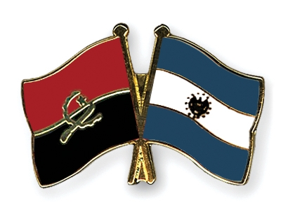 Fahnen Pins Angola El-Salvador