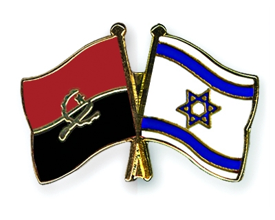 Fahnen Pins Angola Israel