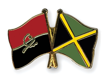 Fahnen Pins Angola Jamaika